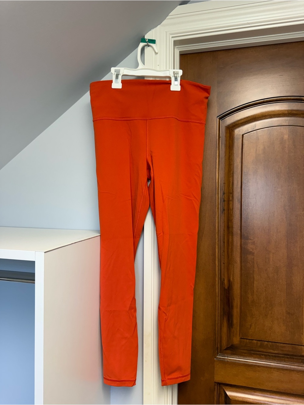 Athleta Bright Orange High-Rise Performance Leggings